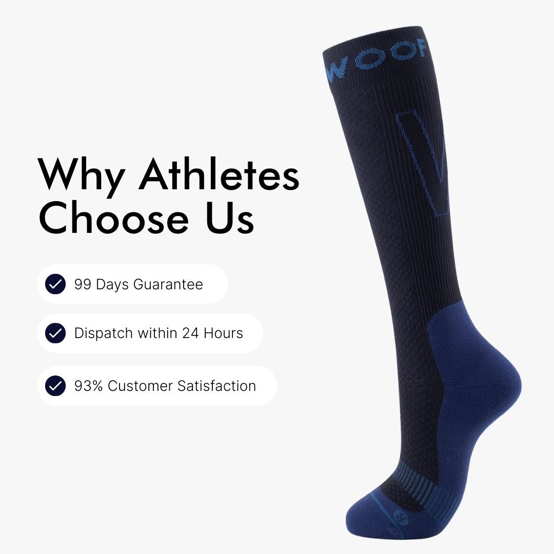Performance Compression Socks, Navy