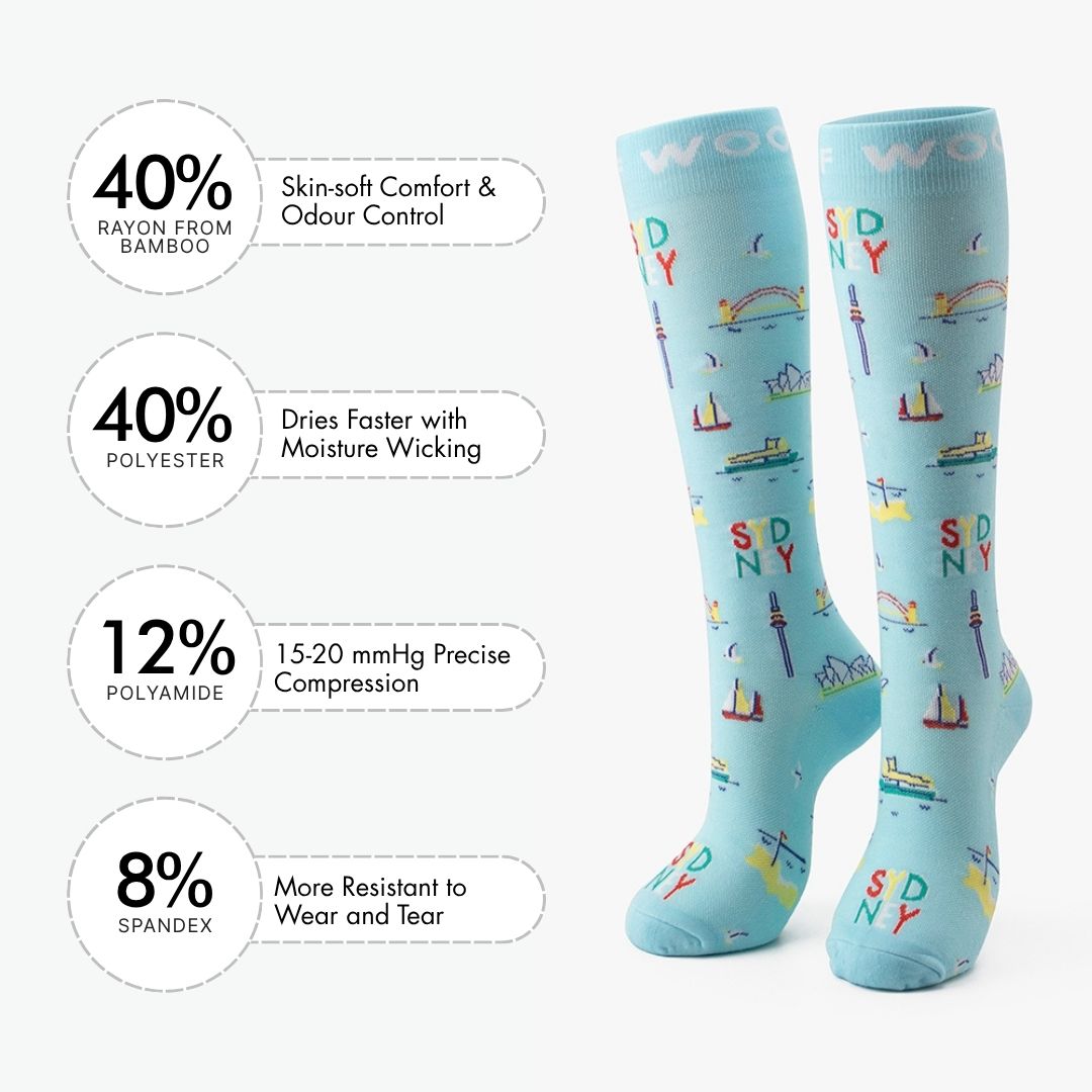 Simply Sydney Bamboo Compression Socks