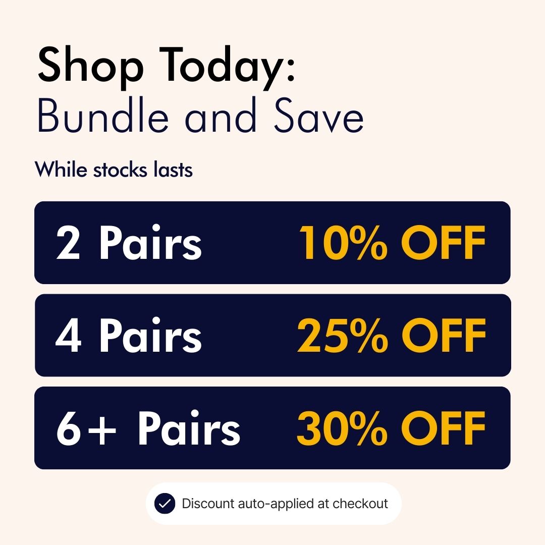 Black Bamboo Ankle Compression Socks